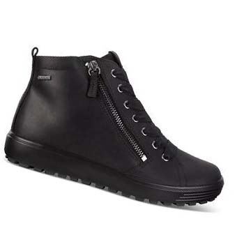 Women's Ecco Soft 7 Tred Gtx Hi Boots Black | USA 43CTV